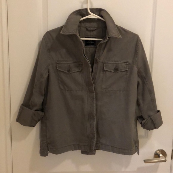 Abercrombie & Fitch button shirt coat - Picture 1 of 3